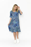 Jessica Klänning 2 Dam Paisley Blue One Summer