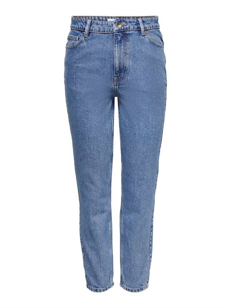 Jagger High Waist Ankel Jeans Dam Medium Blue ONLY
