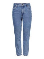 Jagger High Waist Ankel Jeans Dam Medium Blue ONLY