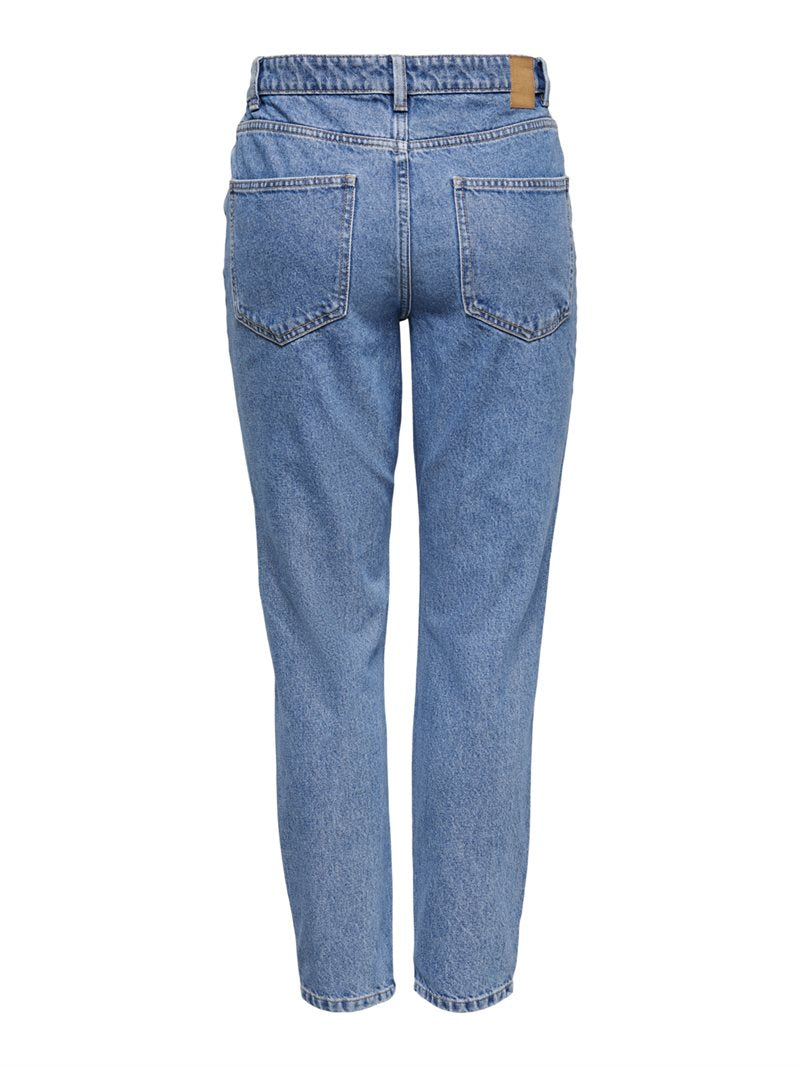 Jagger High Waist Ankel Jeans Dam Medium Blue ONLY