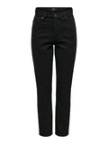 Jagger High Waist Ankle Jeans Washed Black Women ONLY