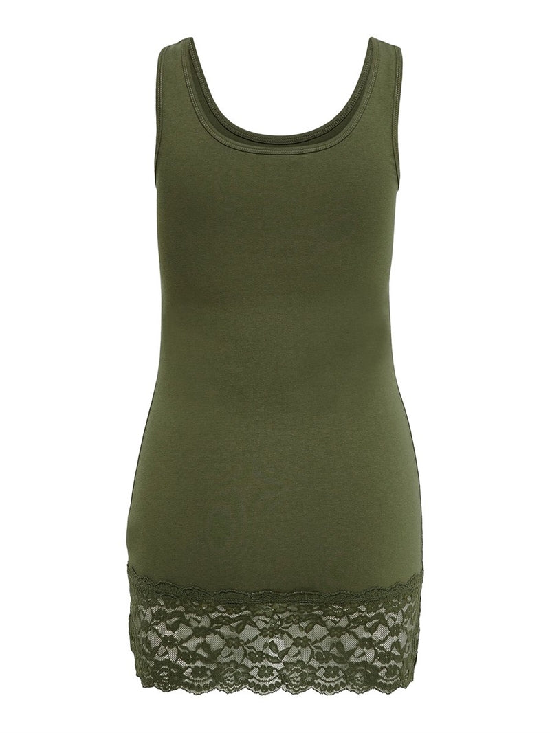 Live Love Long Lace Tank Top Kalamata Women - ONLY