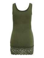 Live Love Long Lace Tank Top Kalamata Women - ONLY