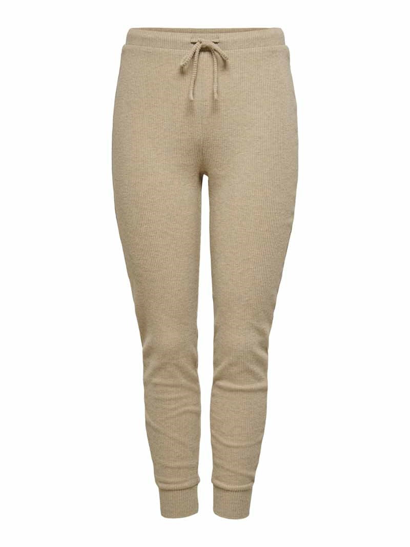 Zoe Long Pant Dam Beige - ONLY