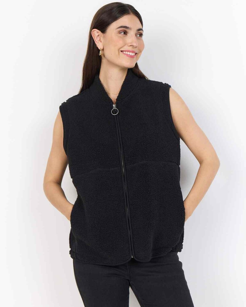 Onyx 3 Pile Väst Dam Black | Smilebutiken - Soyaconcept