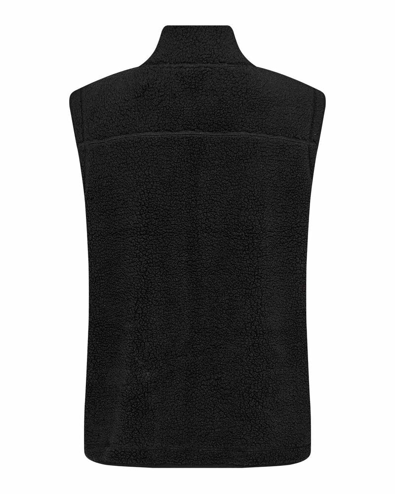 Onyx 3 Pile Vest Women Black | Smilebutiken - Soyaconcept