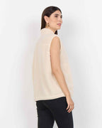 Onyx 3 Pile Vest Women Cream | Smilebutiken - Soyaconcept