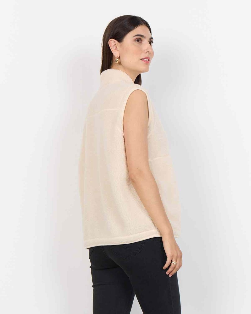 Onyx 3 Pile Vest Women Cream | Smilebutiken - Soyaconcept