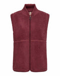 Onyx 3 Pile Väst Dam Oxblood Red | Smilebutiken - Soyaconcept