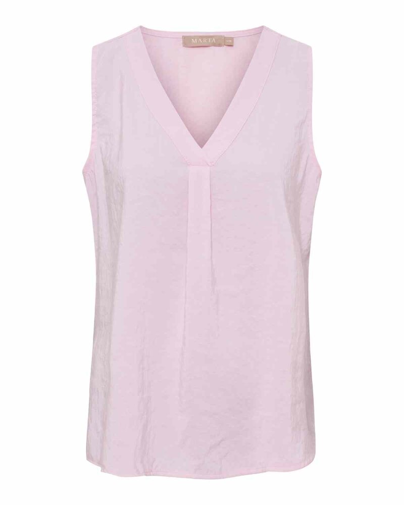 Opaline Sleeveless Top Women Pink Marta du Chateau | Smilebutiken - Marta du Chateau