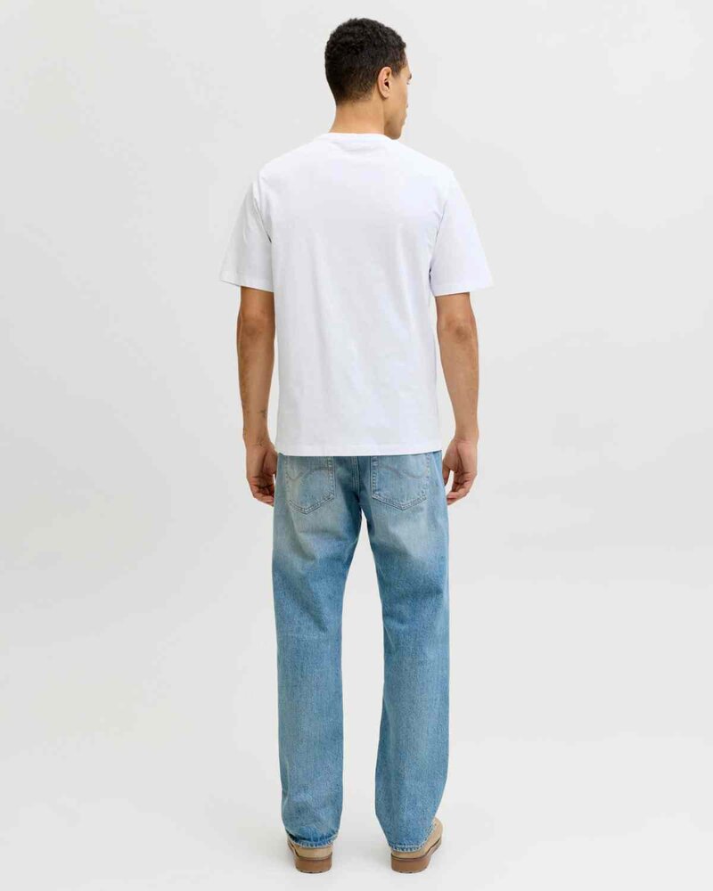 Organic T-shirt Men Bright White | Smilebutiken - Jack & Jones