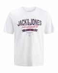 Organic T-shirt Men Bright White | Smilebutiken - Jack & Jones