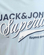 Organic T-shirt Men Celestial Blue | Smilebutiken - Jack & Jones