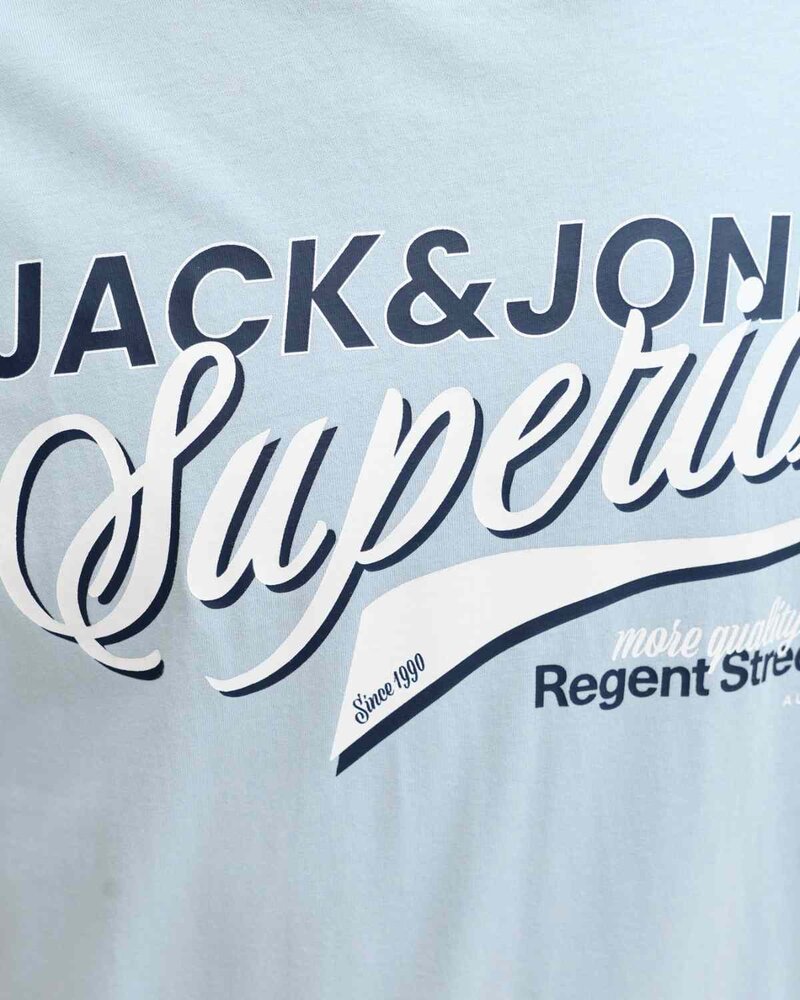 Organic T-shirt Men Celestial Blue | Smilebutiken - Jack & Jones