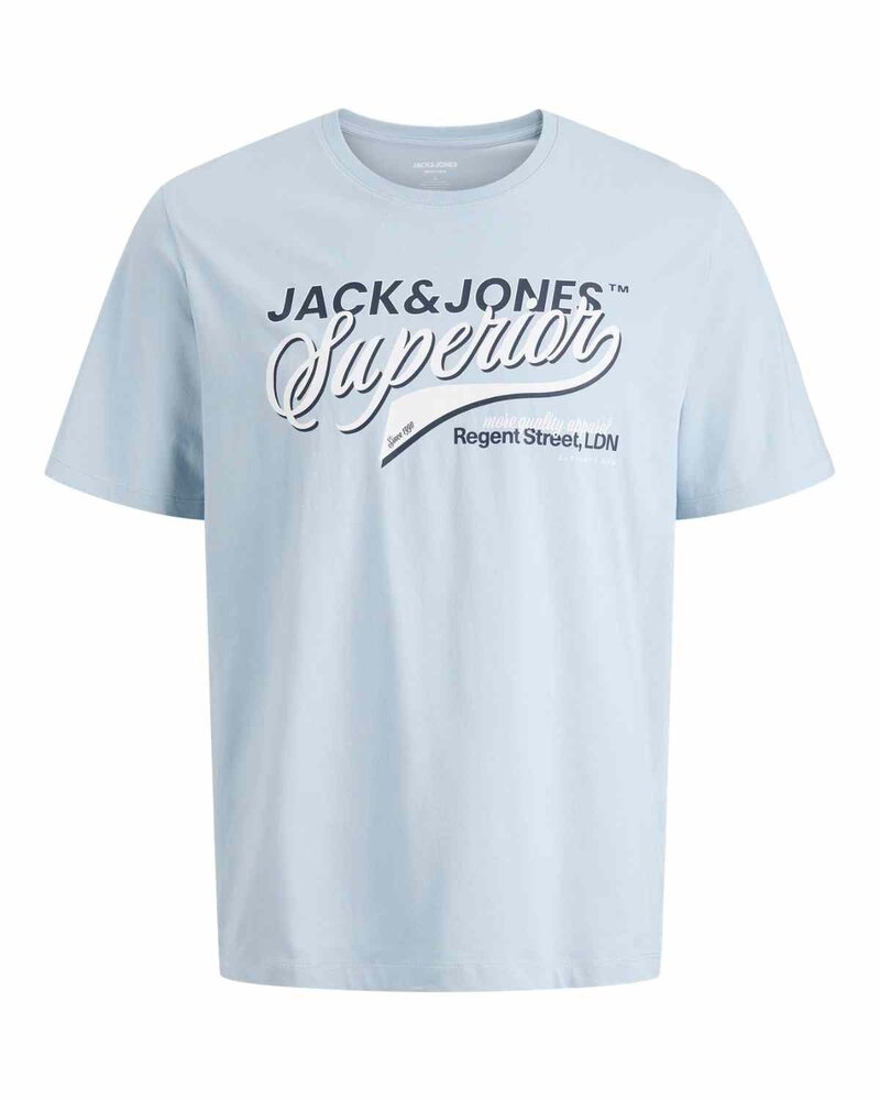 Organic T-shirt Men Celestial Blue | Smilebutiken - Jack & Jones