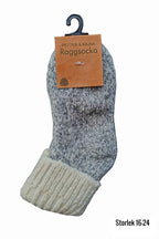 Raggsocka Barn Grey Melange Petter & Kajsa