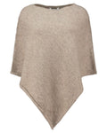 Paisley Ullponcho Dam Beige Taupe Mel | Smilebutiken - Zabaione
