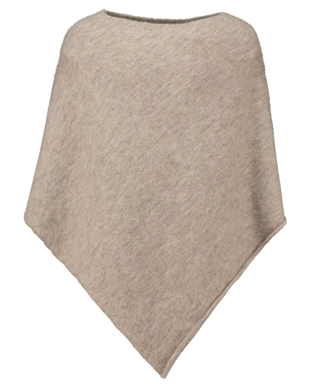 Paisley Ullponcho Dam Beige Taupe Mel | Smilebutiken - Zabaione