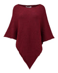 Paisley Ullponcho Dam Vinröd Cherry Liqueur Mel | Smilebutiken - Zabaione