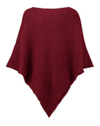 Paisley Ullponcho Dam Vinröd Cherry Liqueur Mel | Smilebutiken - Zabaione