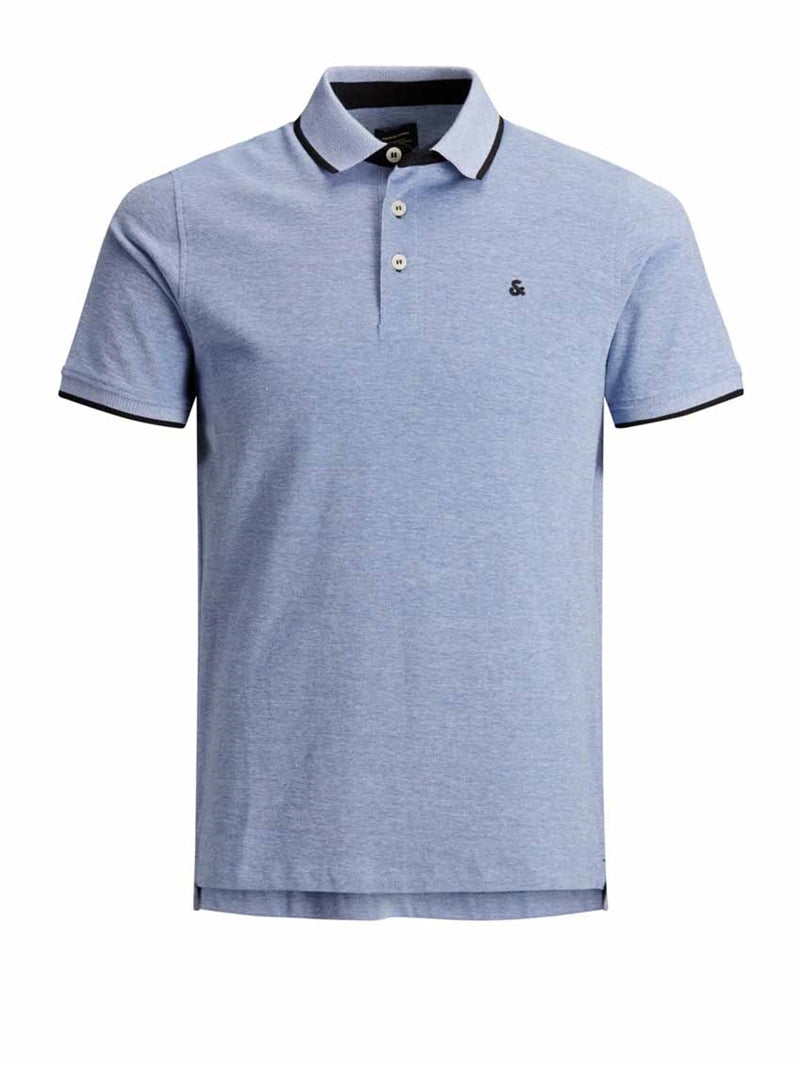 Paulos Polo Shirt Men's Light Blue - Jack & Jones