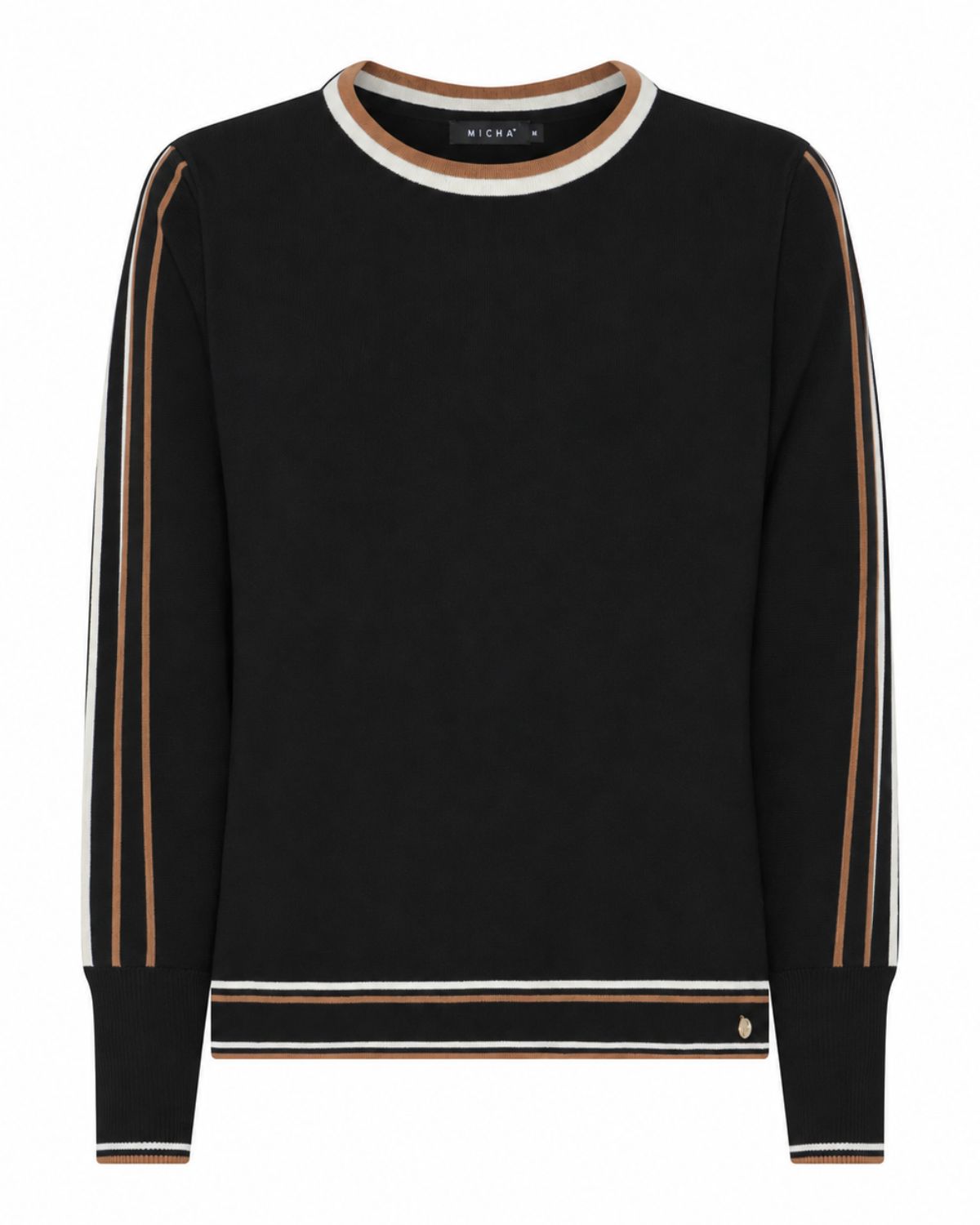 Phoebe Finstickad Tröja Svart Black | Smilebutiken - Micha