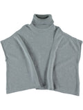Pia Knit Kids' Poncho Grey Mélange Name it