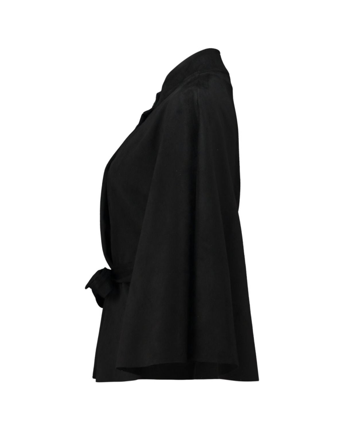 Pippa Poncho Dam Svart Black | Smilebutiken - Zabaione