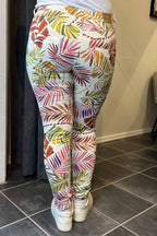 Place Du Jour Ankle Pants Women Flower Caramelle Fashion