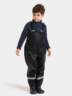 Plaskeman Kids Pants Ofodrad Regnbyxa Barn Black Didriksons
