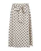Prickig midikjol med knyt moonbeam w navy blazer - Alma från | Smilebutiken - Freequent