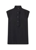 Radia 232 Short-sleeved Top Women Black | Smilebutiken - Soyaconcept