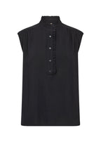 Radia 232 Short-sleeved Top Women Black | Smilebutiken - Soyaconcept