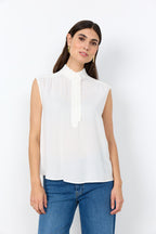 Radia 232 Short-Sleeve Top Women Off-White | Smilebutiken - Soyaconcept