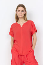 Radia 9 V-ringad Blus Dam Bittersweet | Smilebutiken - Soyaconcept