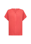 Radia 9 V-ringad Blus Dam Bittersweet | Smilebutiken - Soyaconcept