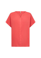 Radia 9 V-ringad Blus Dam Bittersweet | Smilebutiken - Soyaconcept