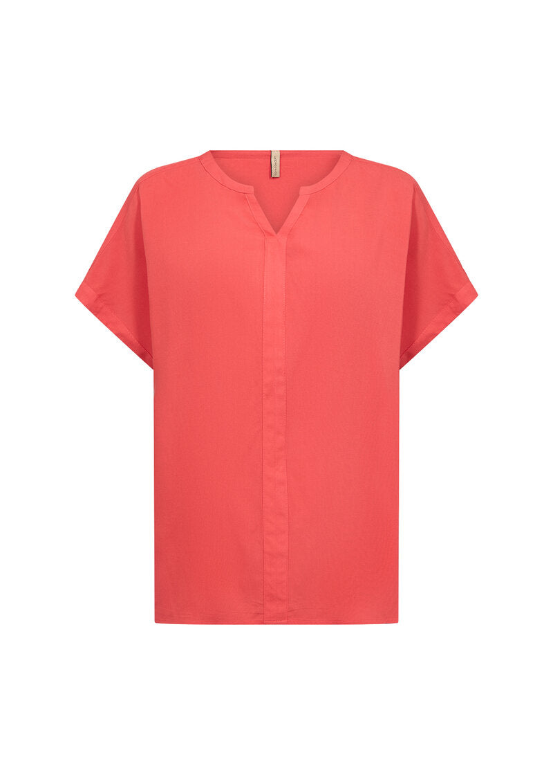 Radia 9 V-ringad Blus Dam Bittersweet | Smilebutiken - Soyaconcept