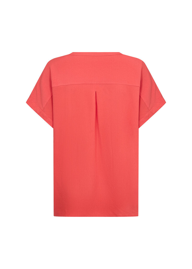 Radia 9 V-ringad Blus Dam Bittersweet | Smilebutiken - Soyaconcept