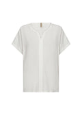 Radia 9 V-ringad Blus Dam Offwhite | Smilebutiken - Soyaconcept