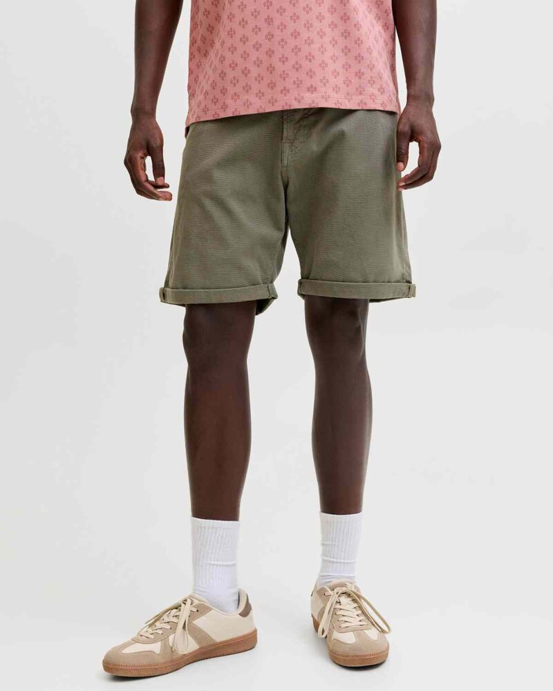 Rick Allen Chino Shorts Men's Dusty Olive | Smilebutiken - Jack & Jones