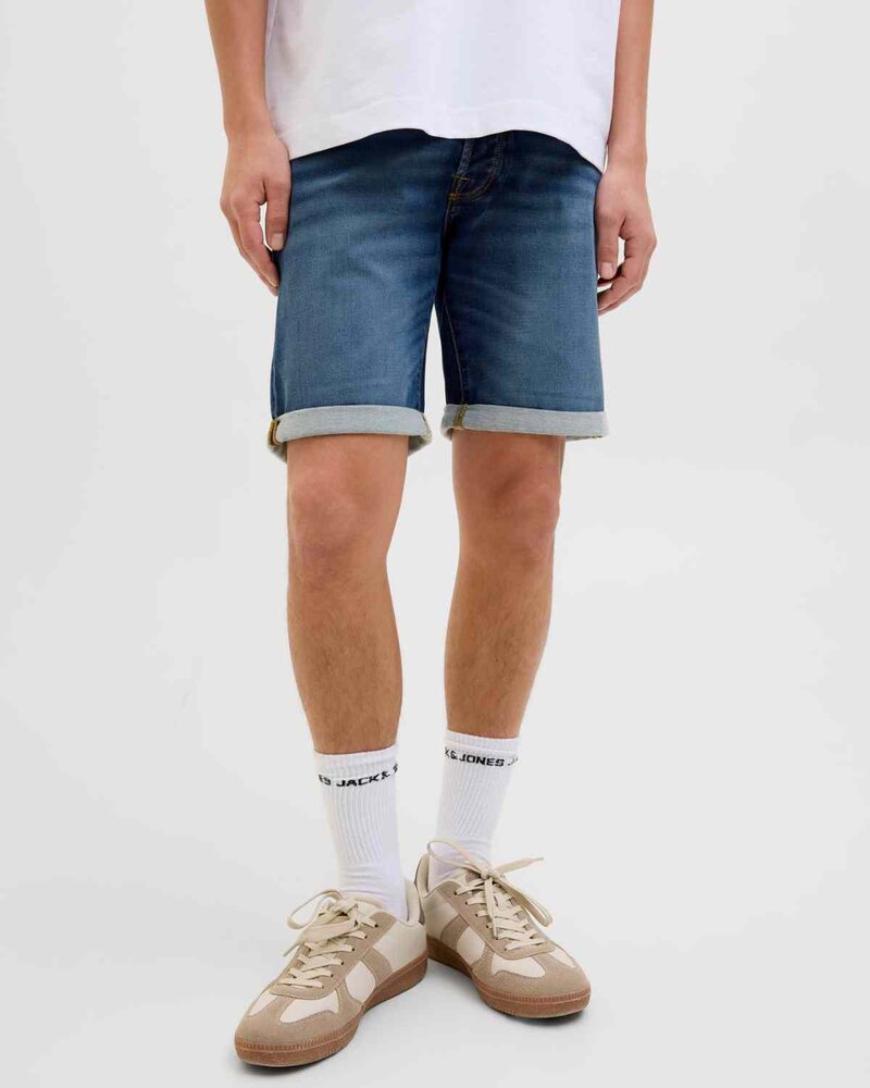 Rick Icon Jeans Shorts Men Blue Denim | Smilebutiken - Jack & Jones