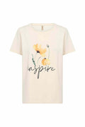 Rina 19 T-Shirt Women Cream | Smilebutiken - Soyaconcept