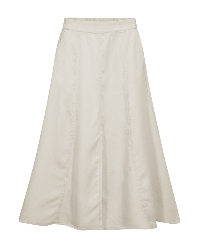Rinny Midi Skirt Women Moonbeam | Smilebutiken - Freequent