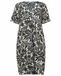 Romyy V-neck Dress Women Black | Smilebutiken - Zabaione