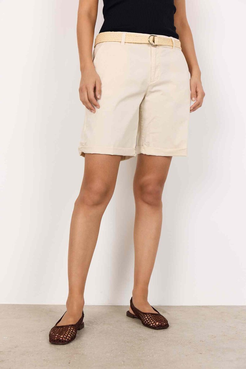 Rovena 1 Shorts Med Skärp Dam Cream | Smilebutiken - Soyaconcept