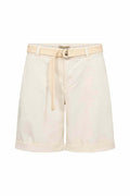 Rovena 1 Shorts With Belt Women Cream | Smilebutiken - Soyaconcept