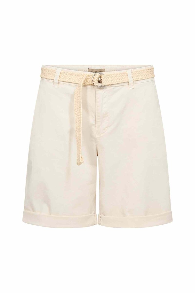 Rovena 1 Shorts Med Skärp Dam Cream | Smilebutiken - Soyaconcept