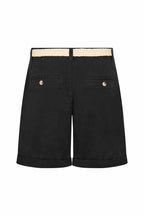 Rovena 1 Shorts With Belt Ladies Black | Smilebutiken - Soyaconcept