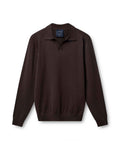 Rungsted Collared Sweater Men Brown Chocolate Chip | Smilebutiken - Copenhagen